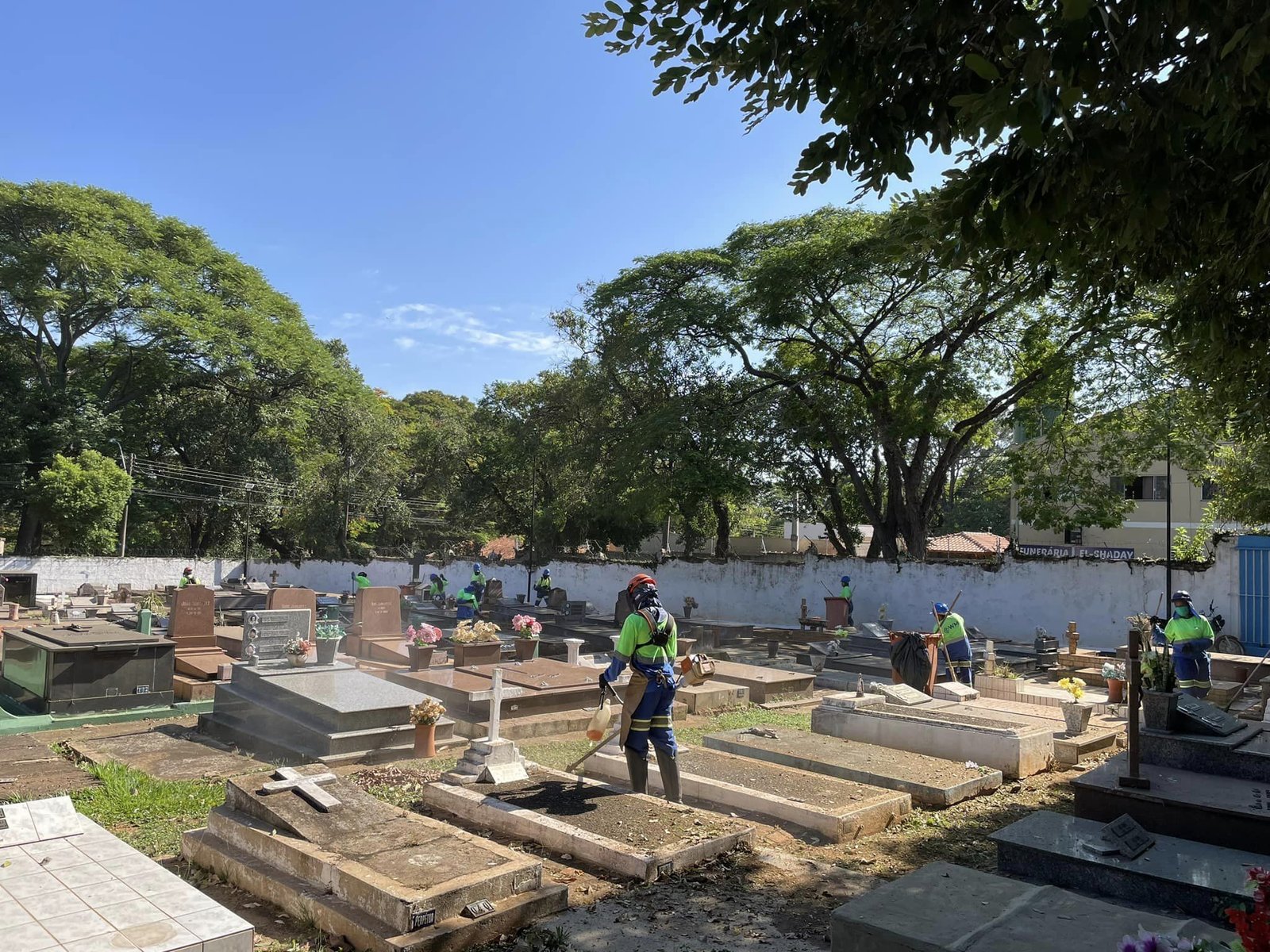 Todas as convocações, desta vez, são referentes a sepultamentos temporários em locais cedidos na quadra 12.