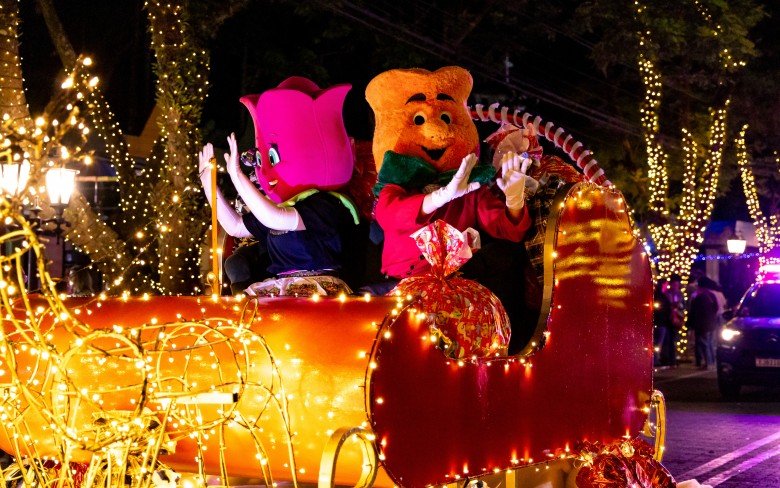Natal Mágico de Holambra conta com muitas luzes, decoração especial e atrações musicais