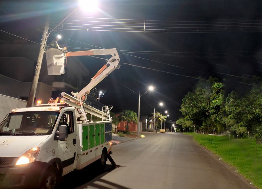 Mogi Guaçu finaliza melhoria na Av. Honório Orlando Martini e via passa ser 100% LED