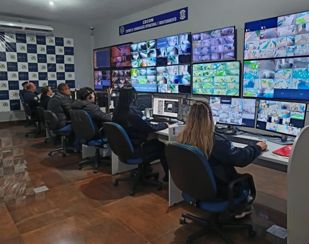 Câmeras de monitoramento contribuem para a qualidade da segurança pública em Sumaré