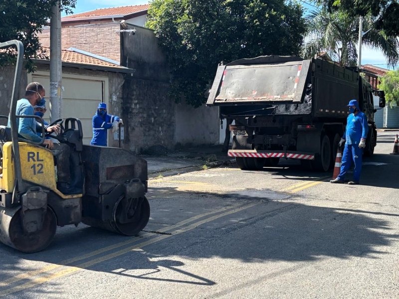 Operação Tapa-Buraco já atendeu sete bairros em Paulínia