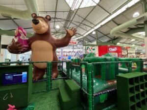 Tivoli em Santa Bárbara recebe nova atração infantil, inspirada no universo de Masha e o Urso