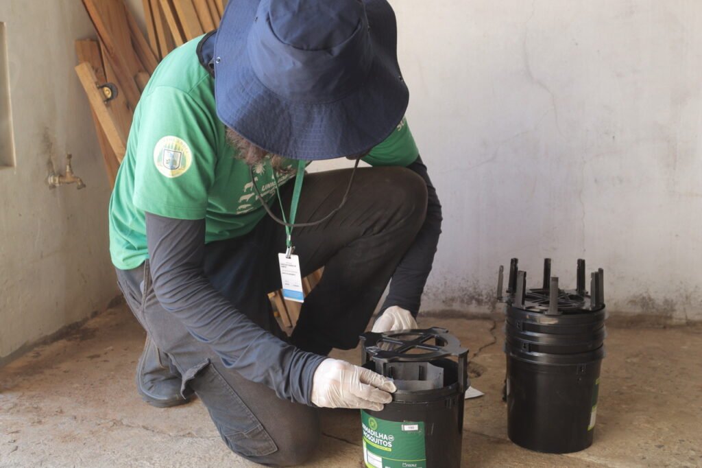 Armadilhas colocadas em casas de Hortolândia reduzem número de Aedes aegypti