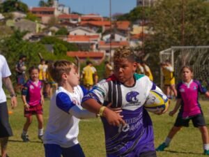 Festival de Rugby Infantil reúne mais de 250 crianças em Vinhedo