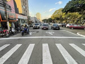 Prefeitura de Limeira instala bolsões exclusivos para motociclistas na região central