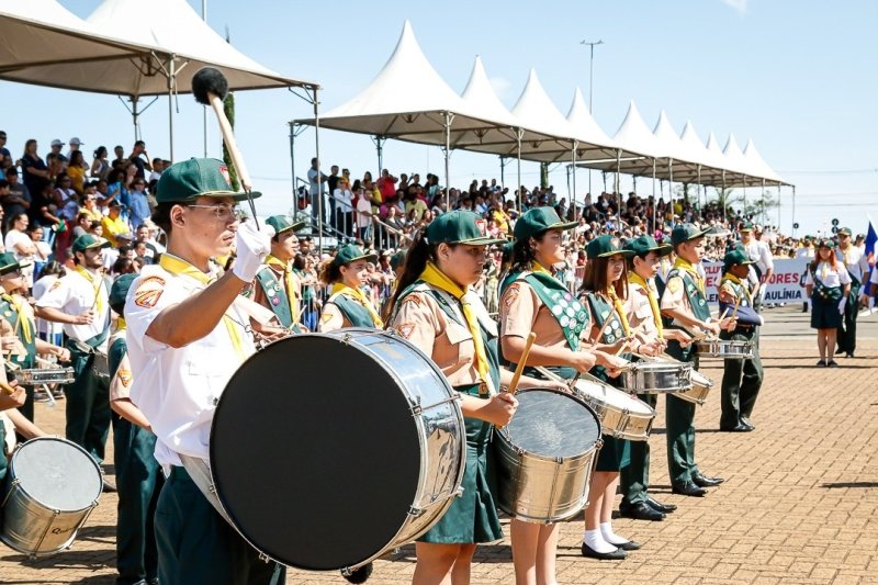 Paulínia realiza Desfile Cívico de 7 de Setembro em horário especial