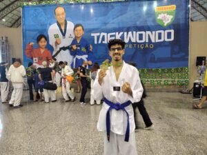 Atleta louveirense Tarcísio Margrieri é bicampeão da Copa América de Taekwondo