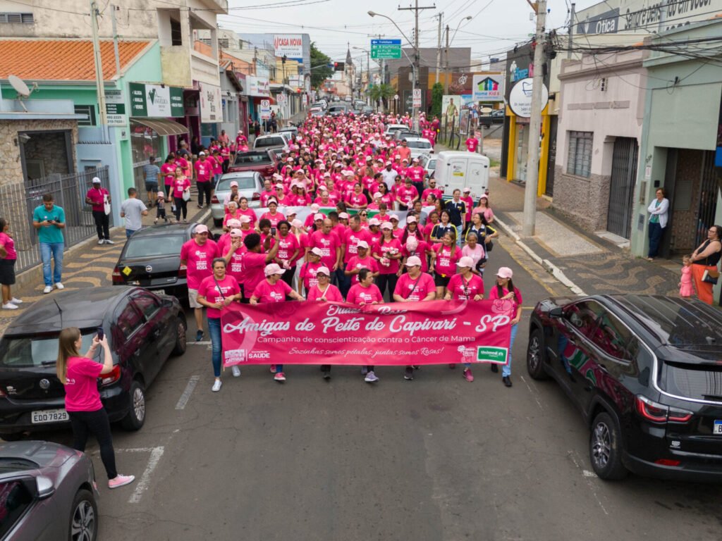 Caminhada Outubro Rosa acontece neste sábado pelas ruas do Centro de Capivari