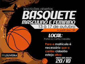 Prefeitura de Louveira oferece aulas gratuitas de basquete