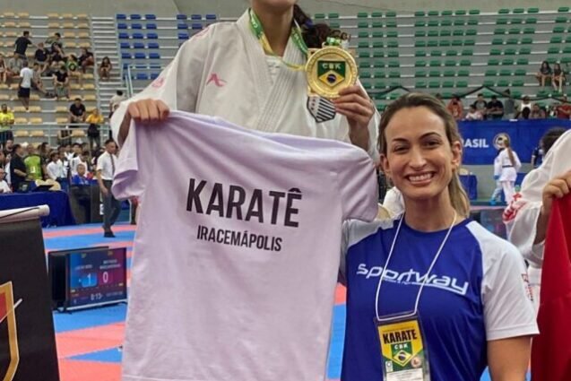 Atletas de Iracemápolis são campeãs brasileiras de karatê