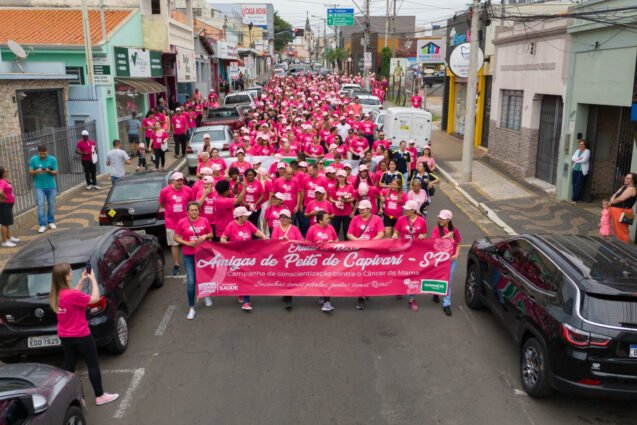 Caminhada Outubro Rosa acontece neste sábado pelas ruas do Centro de Capivari