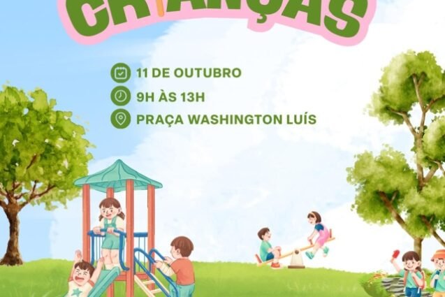 Dia das Crianças será comemorado neste sábado em Valinhos com atividades gratuitas na Praça Washington Luís