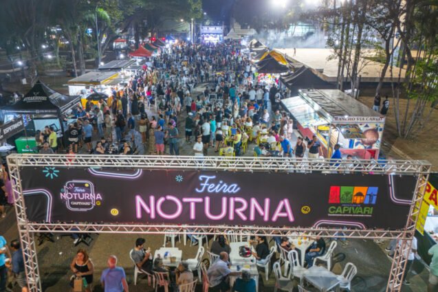 Feira Noturna de outubro acontece no dia 9 na Praça Central em Capivari