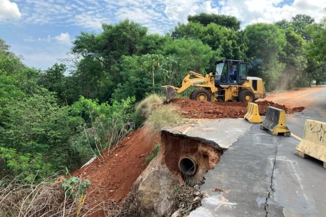 Nova Odessa promove recuperação temporária de erosões em área verde do Jardim São Manoel