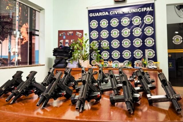 Prefeitura de Santa Bárbara doa armamentos à Guarda Municipal de Borborema
