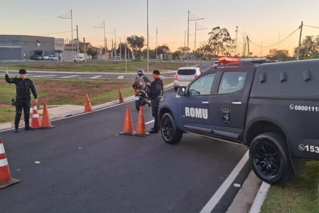 Prefeitura realiza bloqueios e reforça GM para tornar Hortolândia mais segura