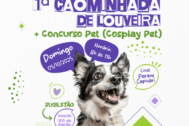Primeira Cãominhada de Louveira promove Semana de Conscientização Animal