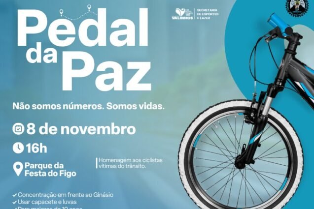 Valinhos realiza “Pedal da Paz” dia 8 em homenagem aos ciclistas vítimas do trânsito